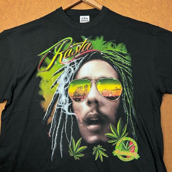 Other - Bob Marley Tshirt Size 3XL High‎ Times Magazine Double Sided Big Head Raggae